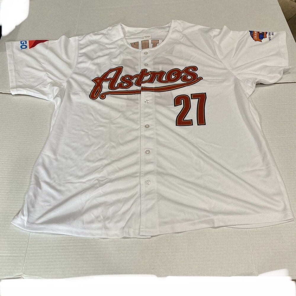 Houston Astros Jose Altuve World Series 22 Champs Throwback Jersey Mens Size XL